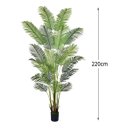 Ver imagem 2 de Palmeira Artificial para Sala Planta Folhagem Realista 2.20m