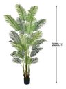 Ver imagem 2 de Palmeira Artificial para Sala Planta Folhagem Realista 2.20m