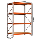 Ver imagem 2 de Porta Pallet com 04 Bandejas – 3,00×1,80×0,80cm – AMAPÁ – 11110