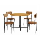 Ver imagem 2 de Conjunto Mesa 100x78 e 4 Cadeiras 85x52x46 Renata