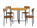 Ver imagem 2 de Conjunto Mesa 100x78 e 4 Cadeiras 85x52x46 Renata