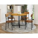 Ver imagem 1 de Conjunto Mesa 100x78 e 4 Cadeiras 85x52x46 Renata