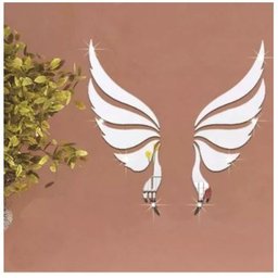 Espelho Decorativo Asas Anjo Quarto Sala Escritório Copa - 3