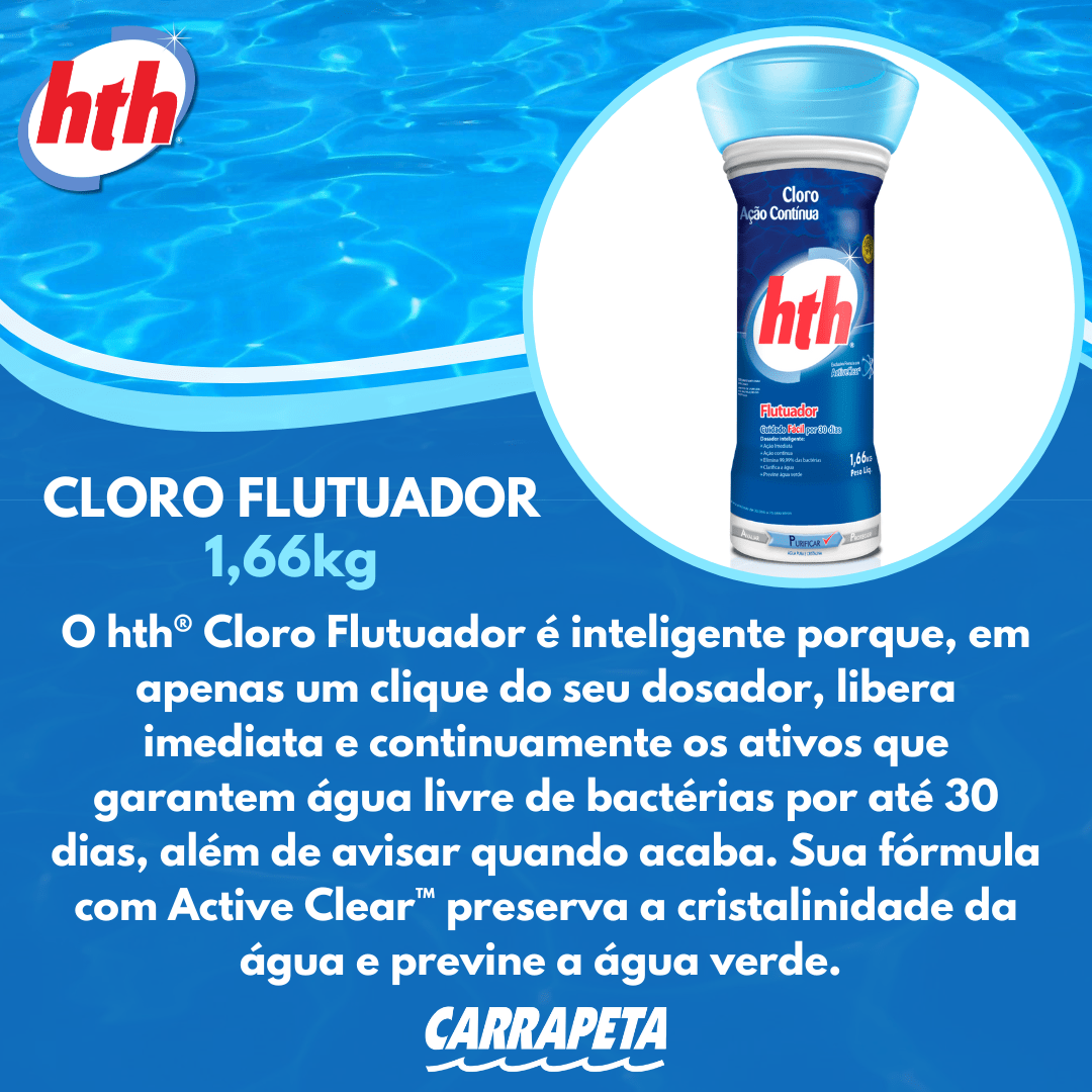 Cloro Flutuador Advanced 1.66kg Hth 1.66 Kg - 2