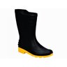 Galocha Bota Borracha Preta e Amarela Pega Forte Pega Forte Preta e Amarela 42 - 1