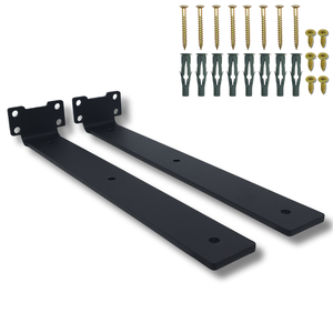 Dois Suportes para Prateleira 30cm Invisível Estilo Moderno Aço Resistente