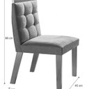 Ver imagem 4 de Conjunto Sala de Jantar Mesa e 4 Cadeiras Cronos Chanfro Premium Espresso Móveis