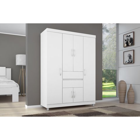 Roupeiro Ecom Ii Branco Flex - Demóbile