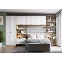 Ver imagem 3 de Closet 10 Portas 2 Gavetas Infinity Savana/Branco