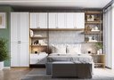 Ver imagem 3 de Closet 10 Portas 2 Gavetas Infinity Savana/Branco
