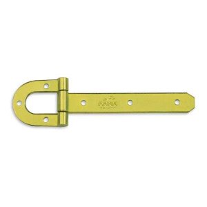 2 Dobradiças Ferradura N-1 20cm Forsul para Portão, Porteira e Porta Dourada