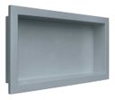 Ver imagem 1 de Nicho Banheiro Embutir 30 x 60cm Plástico Cinza Urbano - Metasul
