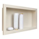 Ver imagem 2 de Nicho Banheiro Embutir 30 x 60cm Plástico Bege - Metasul, Opção: Bege 2