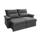 Ver mais imagens de Sofá Retrátil Reclinável Paris 150cm Suede Velut com Molas Ensacadas - King House