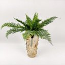 Ver imagem 7 de Samambaia Buquê Planta Artificial Permanente 47cm Silicone