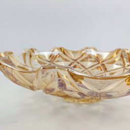 Centro De Mesa Decorativo Vaso Vidro 11x39cm Decoração Ambar - 5