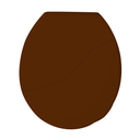 Ver imagem 1 de Assento Tampa para Vaso Sanitário Oval Bellart Almofadado Slim Marrom Escuro Durín