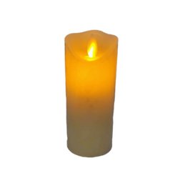 Vela De Led Cintilante Redonda Decorativa 13x5,5cm PP - 1
