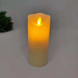 Vela De Led Cintilante Redonda Decorativa 13x5,5cm PP - 3