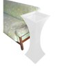 Vaso Planta Pilar Suporte Torre 85x30 Trapézio Polietileno BGPLASTICOS V21 BRANCO 006 - 12