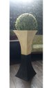 Ver imagem 7 de Vaso Planta Pilar Suporte Torre 85x30 Trapézio Polietileno BGPLASTICOS V21 BRANCO 006