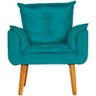 Conjunto 2 Poltronas Opala Verde Água - 2