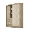 Ver imagem 3 de Guarda-Roupa Solteiro 2 Portas Slim Demóbile