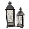 Lanterna Decorativa Marroquina Preta 52/39cm Decoração 2pç - 1