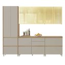 Ver imagem 7 de Cozinha 5 Peças Nesher Rainha 4 Portas Vidro 100% MDF