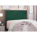 Ver imagem 2 de Cabeceira Cama Box Queen 160 Cm Arizona Veludo Verde S04 - D'Rossi