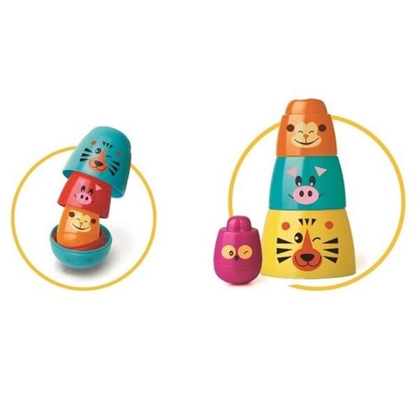 Brinquedo Para Bebê Matrioska Bichitos Elka Brinquedos - 3