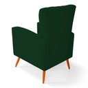 Ver imagem 7 de Kit 02 Poltronas Decorativas Melody com Pés Palito Bouclê Verde - Desk Design