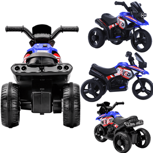 Moto Elétrica Infantil Bang Toys Neon Sprint Azul 6v