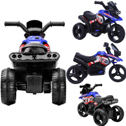 Moto Elétrica Infantil Bang Toys Neon Sprint Azul 6v