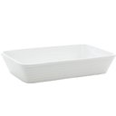 Ver imagem 2 de Conjunto 5 Assadeiras Travessas de Porcelana Branca 26x17cm Restaurante Buffet Lyor