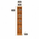 Ver imagem 4 de Guarda-Roupa Modulado de Canto Oblíquo 3 Portas 100% MDF Cairo