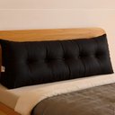 Ver imagem 1 de Almofada de Cabeceira Encosto Apoio para Lombar com Bolso Lateral 140x50x20cm Bf Colchões