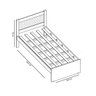 Cama Solteiro Prisma JeA Móveis - 5