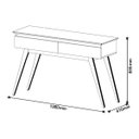 Ver imagem 4 de Aparador Classic 1.36 Nature com Off White - Imcal Móveis