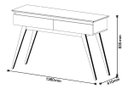 Ver imagem 4 de Aparador Classic 1.36 Nature com Off White - Imcal Móveis