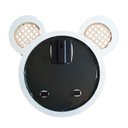 Ver imagem 1 de Espelho Decorativo Infantil 43x44cm Branco Urso