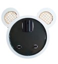 Ver imagem 1 de Espelho Decorativo Infantil 43x44cm Branco Urso