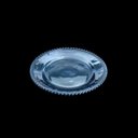 Ver imagem 3 de SOUSPLAT DE CRISTAL WOLFF PEARL AZUL 32x3cm