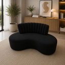 Ver imagem 1 de Namoradeira Mavie 160cm 2 Lugares Bouclê Design Orgânico