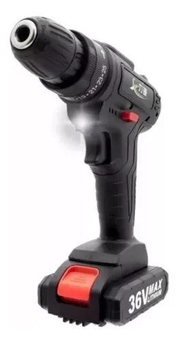 Furadeira Parafusadeira 1550rpm Portatil Bateria Potente 36v - 4