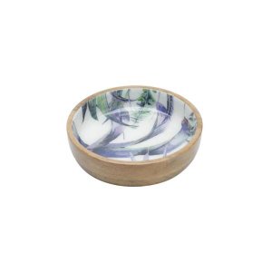 BOWL DE MADEIRA FLOWER 19,5x5cm