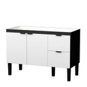 Ver imagem 1 de Gabinete Para Pia de Cozinha 120cm Madeira Colibri Cozimax Preto/Branco