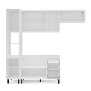 Ver imagem 3 de Cozinha Completa Amara 8 Portas 3 Gavetas 40250078 Branco/creme - Politorno