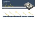 Ver imagem 3 de Faqueiro Wolff 30 Pcs de Inox Pvd Dourado Avalon C/Gift Box