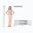 Ver imagem 6 de Rack Painel Ditália P/ Tv até 60 R-902 R-634 Cor:branco